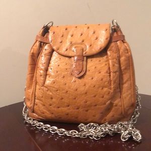 Luc Benoit Ostrich Shoulder bag